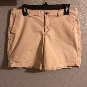 khaki shorts